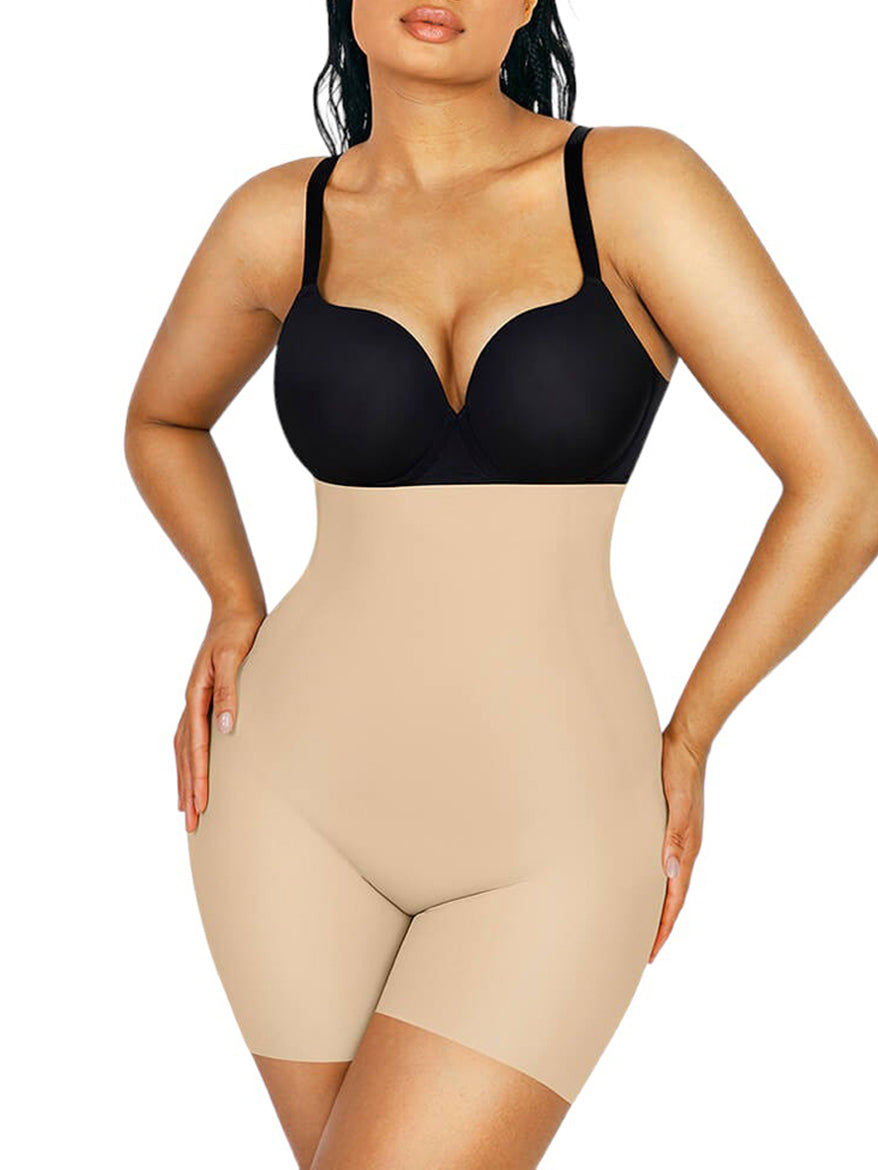 Seamless Compression Butt Enhancing Shapewear Shorts - Nude – Pear