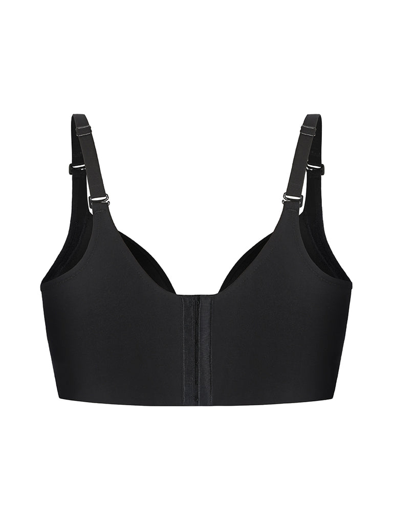 Active / Sports, The Sportee Full Back Coverage Underwire Sports Bra, Black, For Sleeveless, Hourglass, Molded Foam Cups, Pear Shape, Short, Sports  Bra, Straight, Tank Style Back, Underwire
