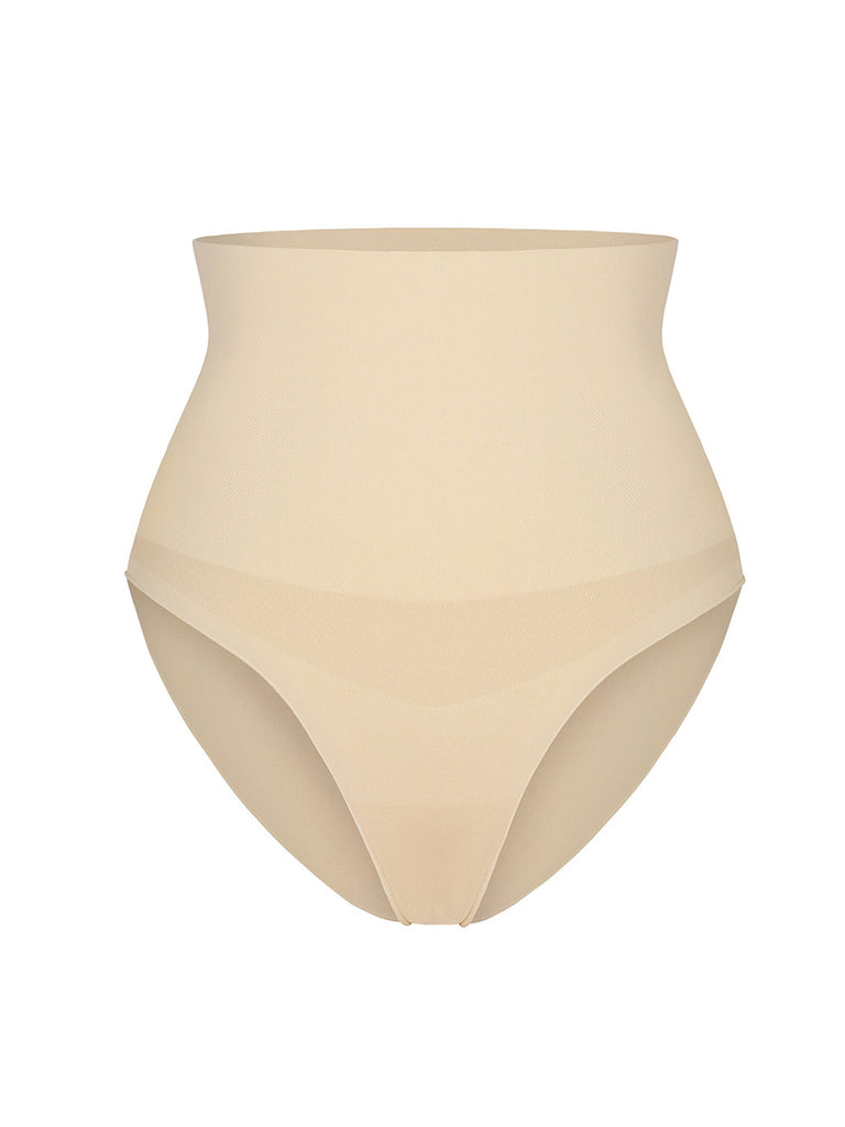 Shaping Tummy Control High Waisted Shapewear Underwear - Nude