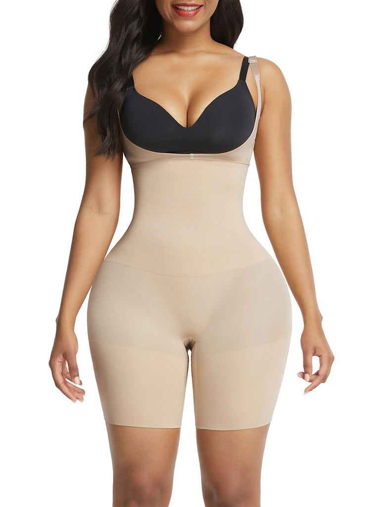 Slimming Shapewear Thong Tummy Control Bodysuit - Nude – Pear