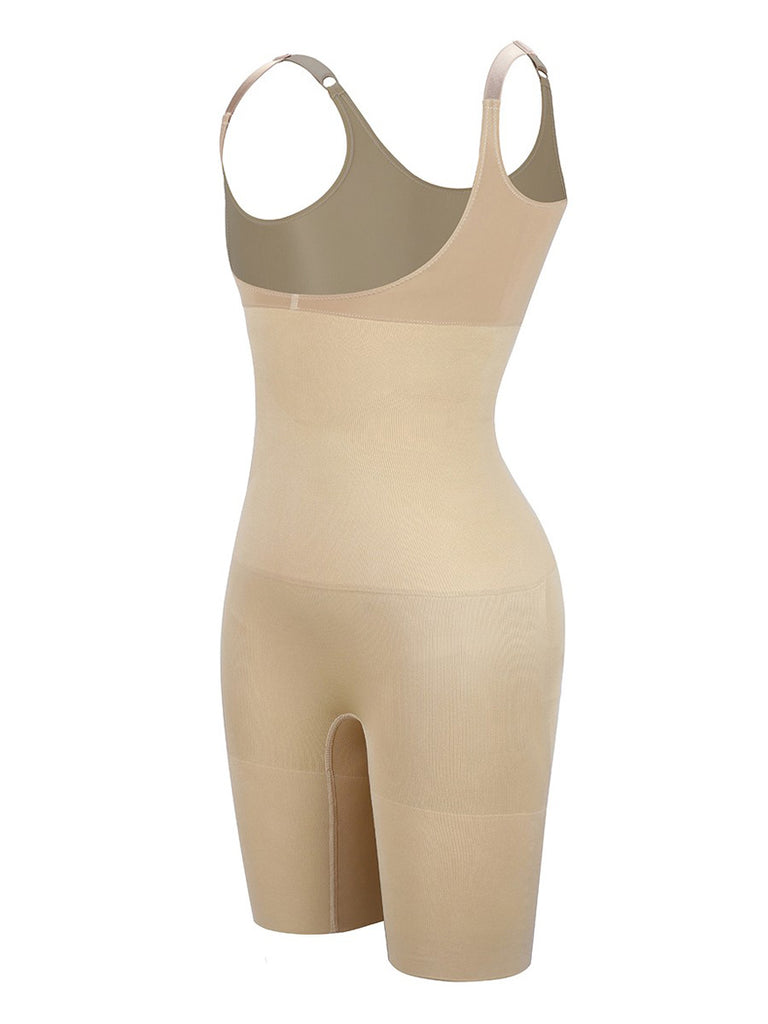 Heavenly Shapewear Nude Seamless Firm Compression Long Leg Control